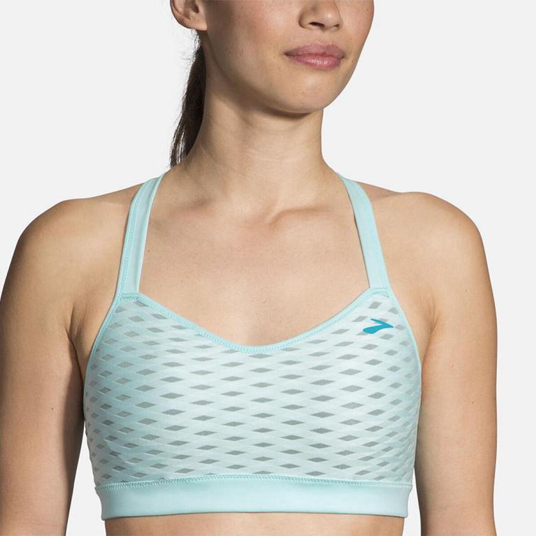 Brooks Women's Uprise Crossback Running Bra - Blue (WPTS64035)